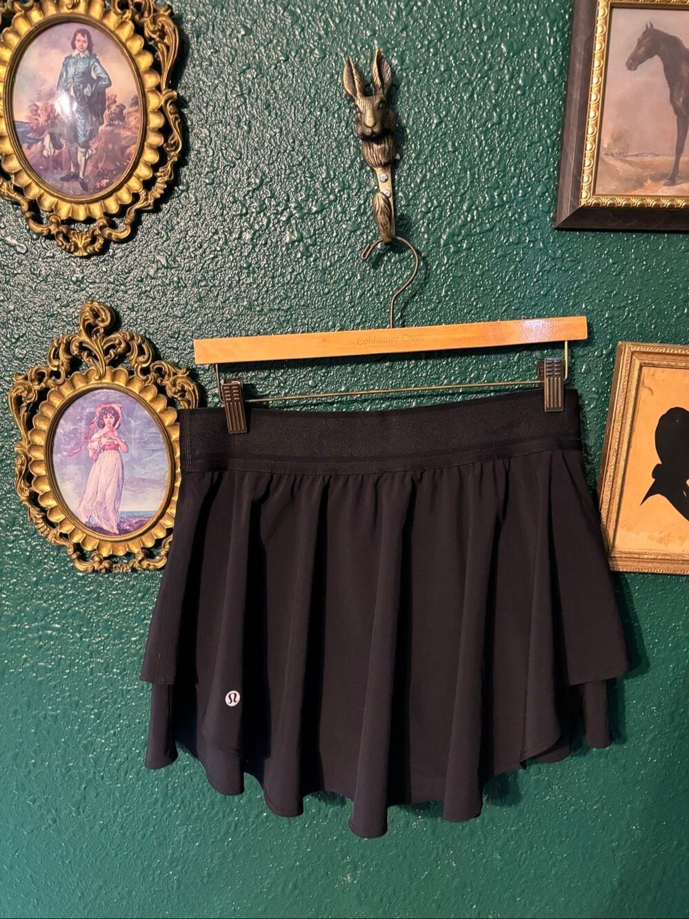 Lululemon Black Skort Size 8 - Picture 2 of 3